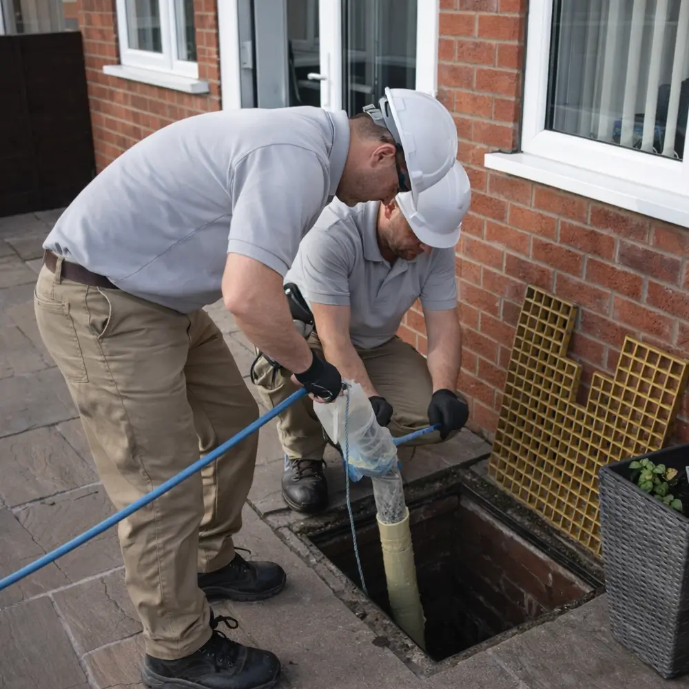 Blocked drain repair service in West Wickham
